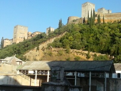 Vista de la Alhambra. Plaza de la Concepción. Foto: Francisco López
